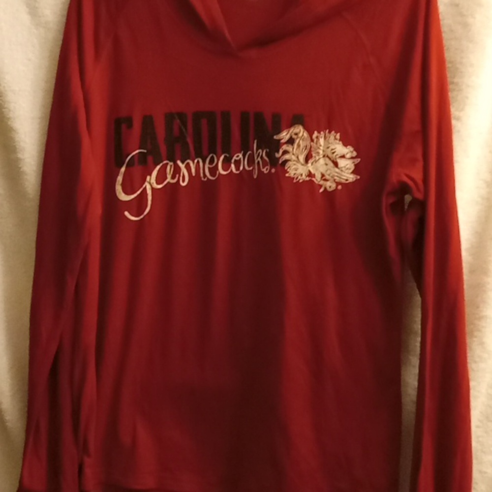 USC SC Gamecocks long sleeve shirt W/ hood